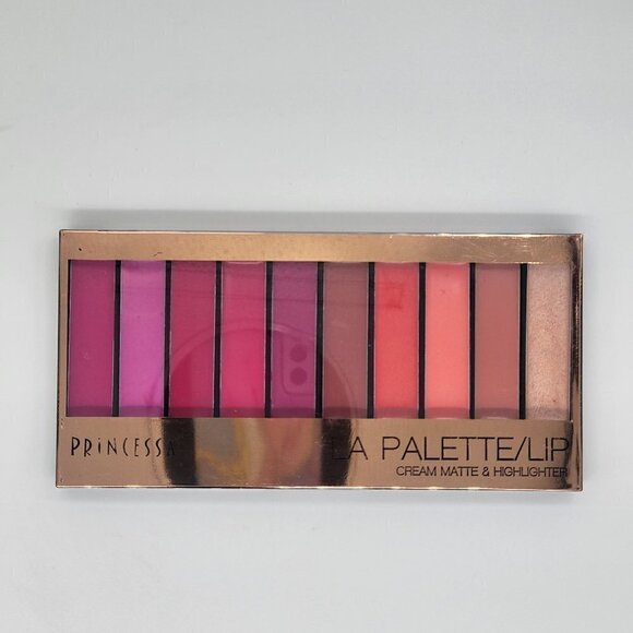 NWT 5/$25 PRINCESSA LA LIP PALETTE - Pink - Picture 1 of 4